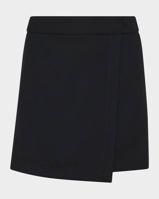 Namur Wrap-Front Mini Skirt